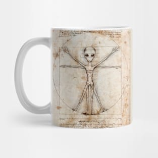 Vitruvian alien Mug